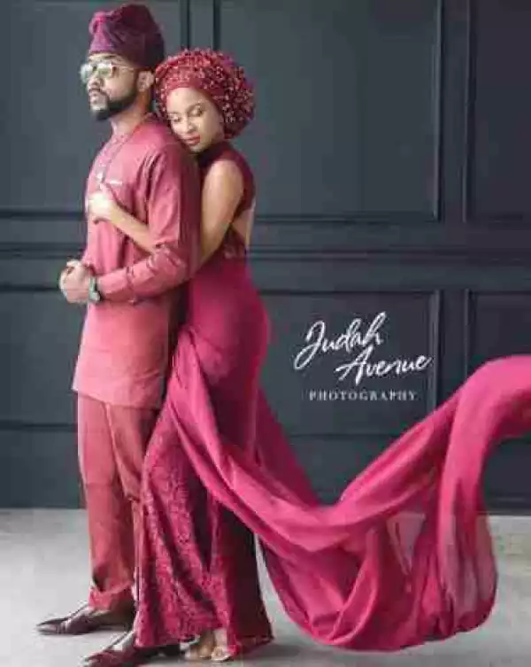 Check Out Banky W & Adesua Etomi’s Traditional Wedding Invitation Card (Picture)